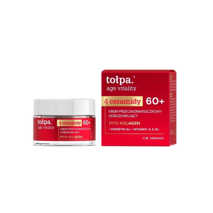 Tołpa Age Vitality 4 Ceramides Anti-rimpel Regenererende Gezichtscrème 60+ 50 ml