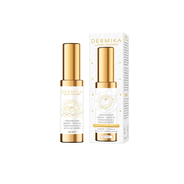 Dermika Luxury Ceramides Ceramide Verjüngendes Nachtserum-Essenz 60 ml
