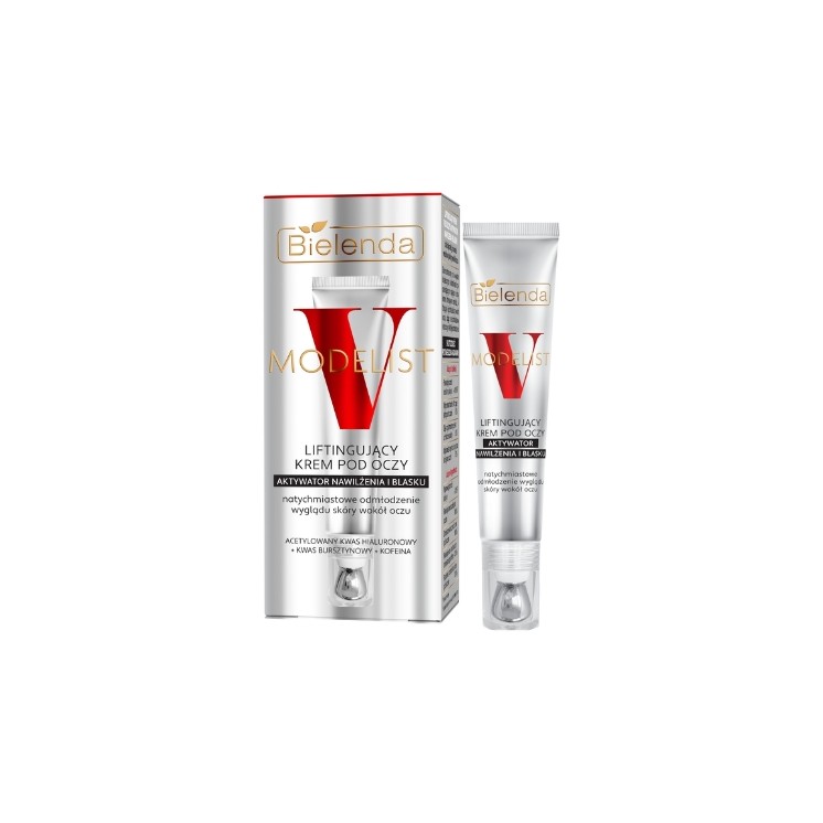 Bielenda V-Modelist Lifting Feuchtigkeitsspendende und Strahlende Augencreme 15 ml