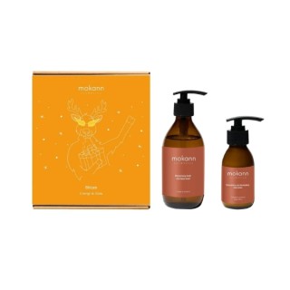 Mokosh Błyskawica Energy and glow gift set: Body balm 90 ml + Body and hand wash gel 200 ml