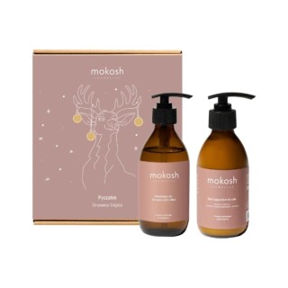 Mokosh Pyszałek Cadeauset Woody Depth: Bodylotion 200 ml + Douchegel en Handgel 200 ml