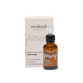 Mokosh Young Smart Drops Beruhigendes und Regenerierendes Gesichtsserum 30 ml