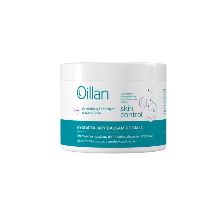Oillan Skin Control Glättender Feuchtigkeitsbalsam für Körper und Gesicht mit 10% Urea, 500 ml