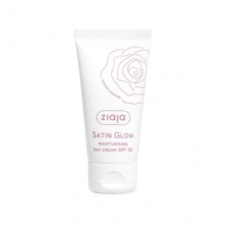 Ziaja Satin Glow Feuchtigkeitsspendende Gesichtscreme SPF30 30 50 ml