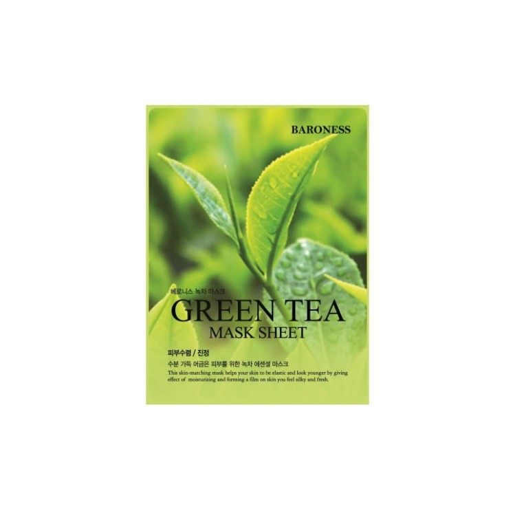 Baroness Cleansing Sheet Mask Green Tea 21 g