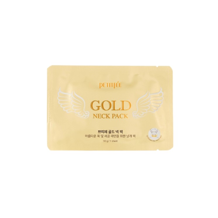 Petitfee Gold Neck Pack Straffende hydro Gel-Halsmaske 10 g