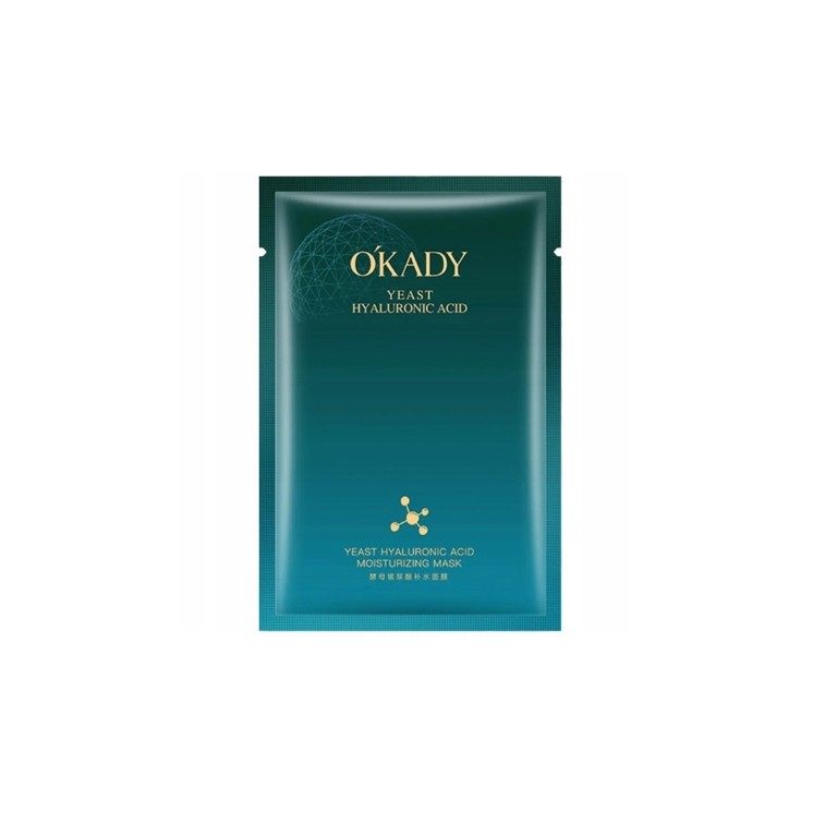 Okady Intensively Moisturizing Sheet Mask with Hyaluronic Acid 25 ml
