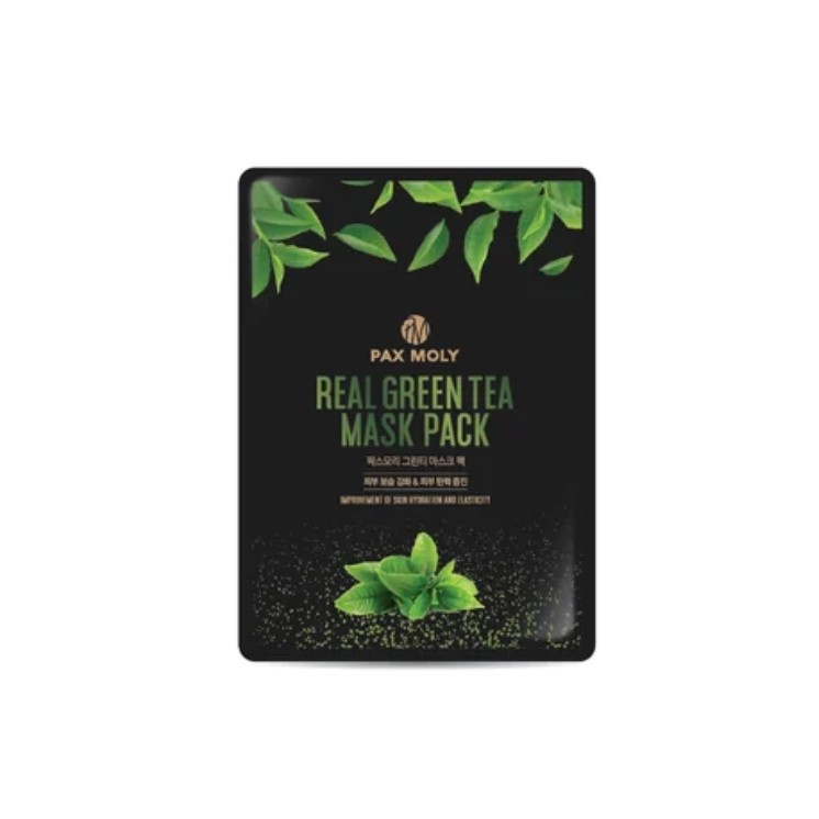 Pax Moly Real Green Tea Verzachtend Sheetmasker met Groene Thee 25 ml