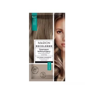 Marion Szampon koloryzujący z Biotyną 4-8 myć /6.37/ Cappucino 40 ml