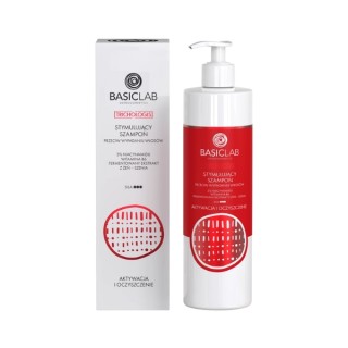 BasicLab Trichologis Stimulerende Shampoo tegen Haaruitval, 3% Niacinamide, Vitamine B6 300 ml