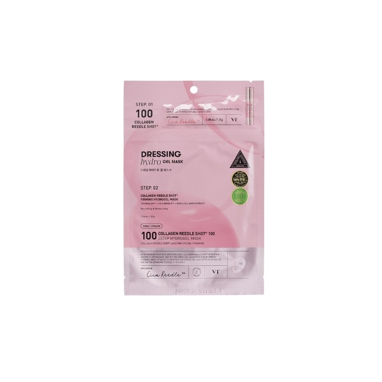 VT Cosmetics Reedle Shot 100 2-Schritt-Maske Straffende hydro Gel-Gesichtsmaske 5 + 33 g