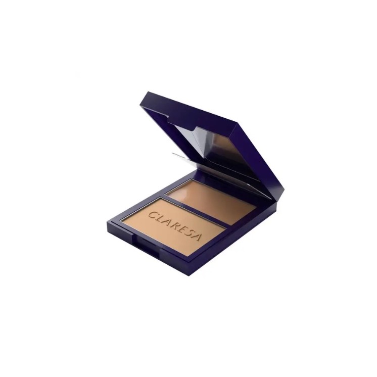Claresa Duo Palette Creamy & Pressed kremowo-pudrowa Paleta do konturowania Bronzer /01/ 8,5 g