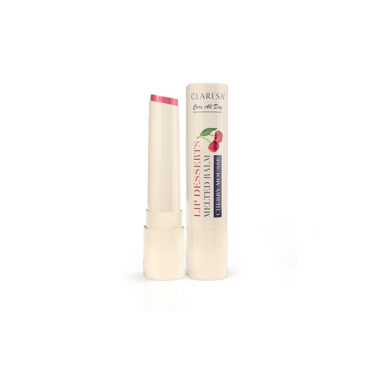 Claresa Lip Desserts Melted Balm Cherry Mousse Fruity Lip Balm 3g
