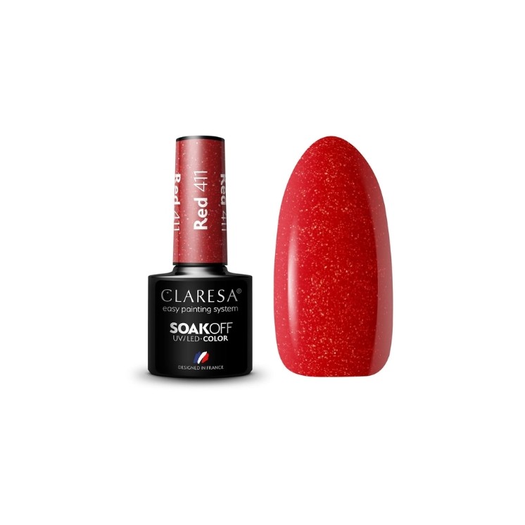 Claresa Red Hybrid Nagellack /411/ 5 g