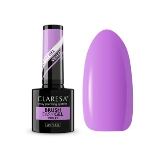 Claresa Brush Easy Gel Gel in a bottle with a brush Violet 5 g