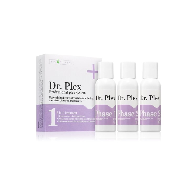 Bioelixire Dr.Plex Regenerierende Kur für geschädigtes Haar 3 x 50 ml