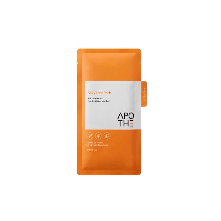 APOTHE Silky Hair Pack Intensiv feuchtigkeitsspendende Maske für trockenes und strapaziertes Haar 35 ml