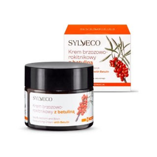 Sylveco moisturizing birch and sea buckthorn face cream with betulin 50 ml