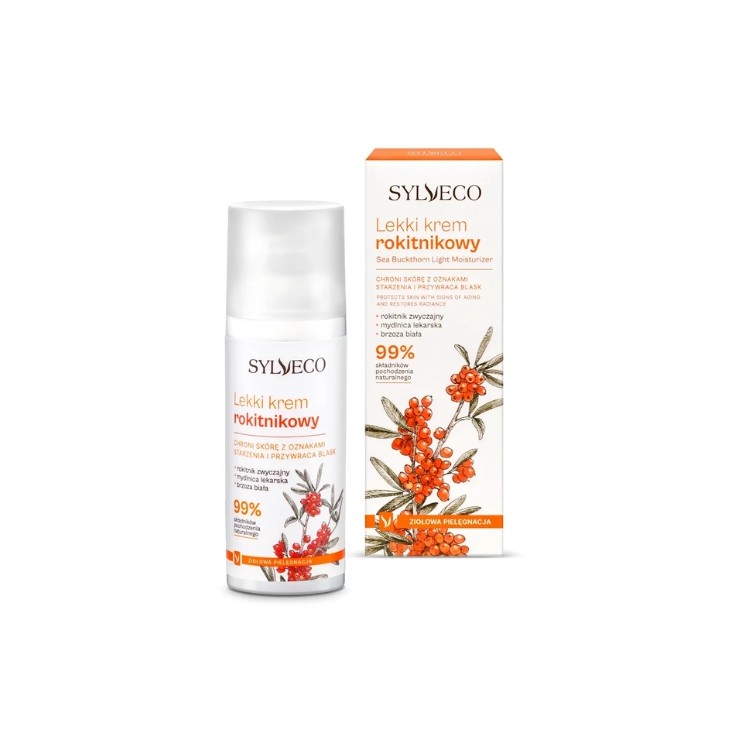 Sylveco Feuchtigkeitsspendende, leichte Sanddorn-Gesichtscreme 50 ml