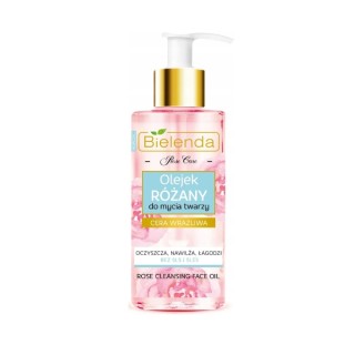 Bielenda Rose Care Rozen Gezichtsreinigingsolie voor de Gevoelige Huid 140 ml