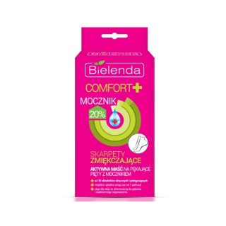 Bielenda Comfort Softening Socks Active hielzalf met 20% ureum, 2 stuks