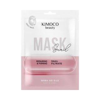 Kimoco Beauty Snail und Straffende Tuchmaske mit Schneckenschleim, 23 ml