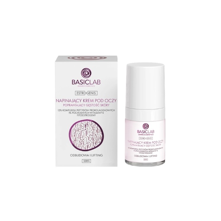 BasicLab Estrogenis Straffende Augencreme für straffere Haut 18 ml