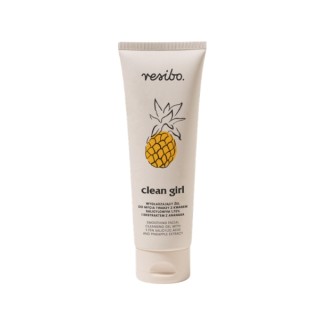 Resibo Clean Girl Glättendes Gesichtswaschgel mit Salicylsäure und Ananasextrakt 125 ml