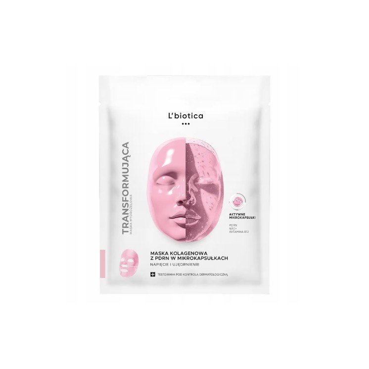 L'Biotica Tightening and Firming Collagen Face Sheet Mask with PDRN 1 piece