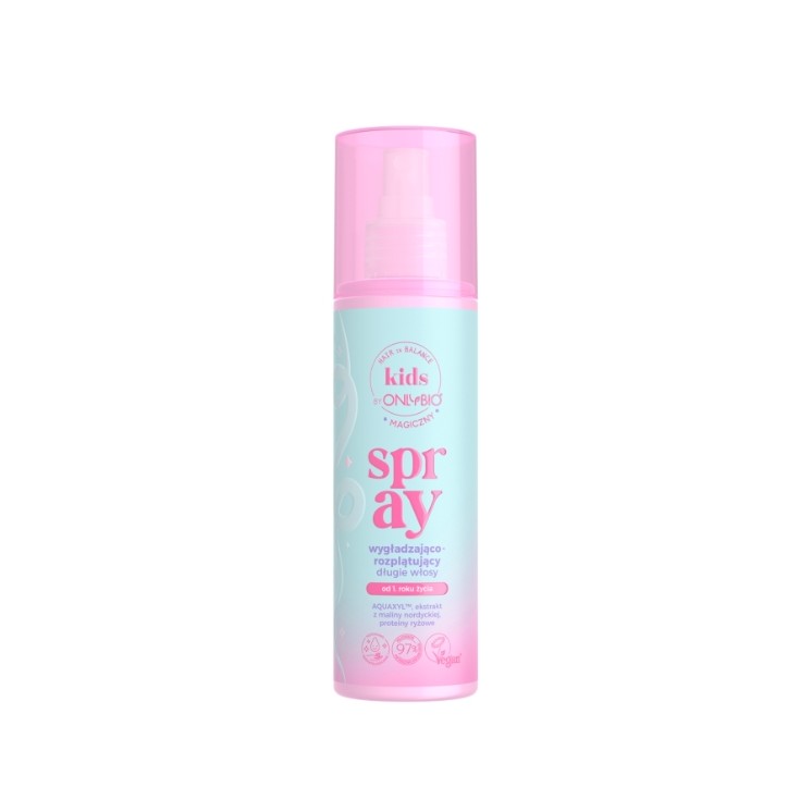 ONLYBIO Hair in Balance Kids Magische gladmakende en ontwarrende spray voor lang haar 200 ml