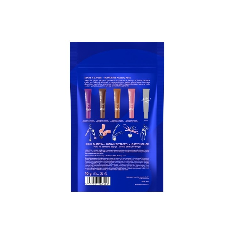 Stars from the Stars x E.Wedel BlindKiss Mystery Pack Lipgloss 10g + Schlüsselanhänger