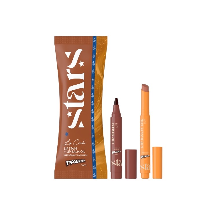 Stars from the Stars x E.Wedel Lippen-Kombi-Set: Lipliner 2 g + Lippenöl 2,3 ml /02/ Pawełek Toffee
