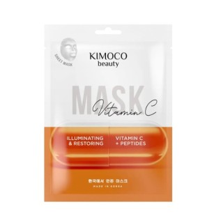 Kimoco Beauty Vitamin C Verhelderend Sheetmasker met Vitamine C 23 ml