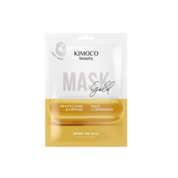 Kimoco Beauty Gold Rejuvenating Sheet Mask with Gold 23 ml