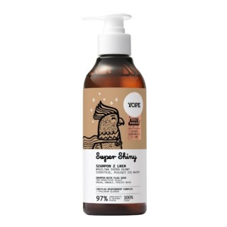 YOPE Daily Heros Super Shiny Haarshampoo mit Leinsamen 300 ml