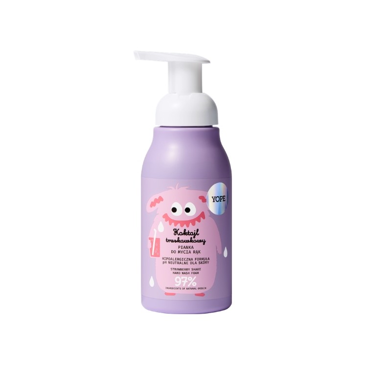 YOPE Kinderhandzeepschuim Aardbeiencocktail 300 ml