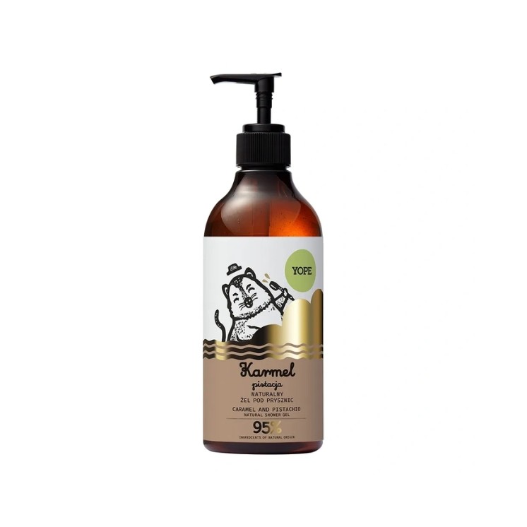 YOPE Natuurlijke Karamel en Pistache Douchegel 400 ml