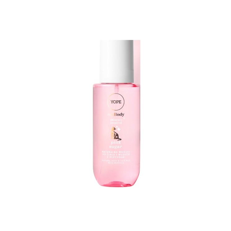 YOPE myBODY natural Pink Sugar haar- en lichaamsmist 200 ml