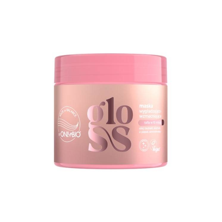 ONLYBIO Hair in Balance Gloss gladmakend en versterkend haarmasker 280 ml