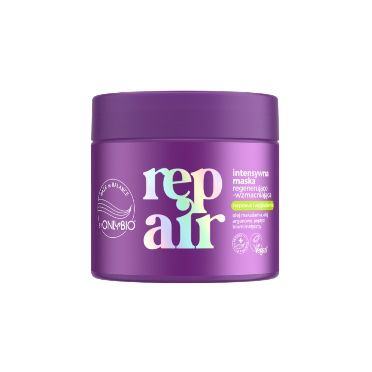 ONLYBIO Hair in Balance Repair Intensively Regenerating and Strengthening Hair Mask 240 ml