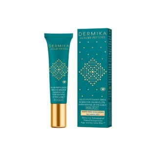 Dermika Luxury Peptides multi-peptydowy Krem pod oczy intensywnie wygładzający zmarszczki 15 ml
