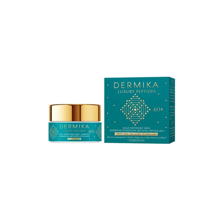 Dermika Luxury Peptides Multi-Peptide Active Lifting Face Cream 60+ 50 ml