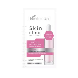 Bielenda Skin Clinic Professional Peptid-Gesichtsmaske zur Stimulierung und Regeneration, 8 g