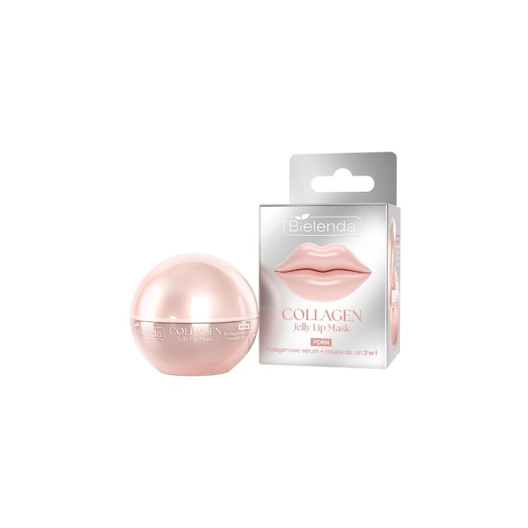 Bielenda Collagen Jelly Lip Mask 2-in-1 Collagen Serum en Lipmasker PDRN 8 g