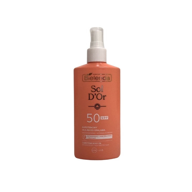 Bielenda Sol D'OR karotenowy Olejek do opalania SPF50 150 ml