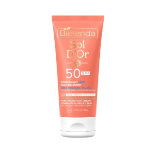 Bielenda Sol D'OR Light Protective Face Cream SPF50 for Combination and Oily Skin 50 ml