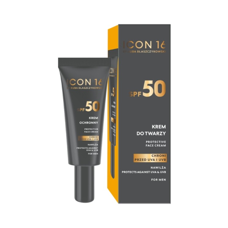 Icon16 by Kuba Błaszczykowski Beschermende Gezichtscrème SPF50 50 ml