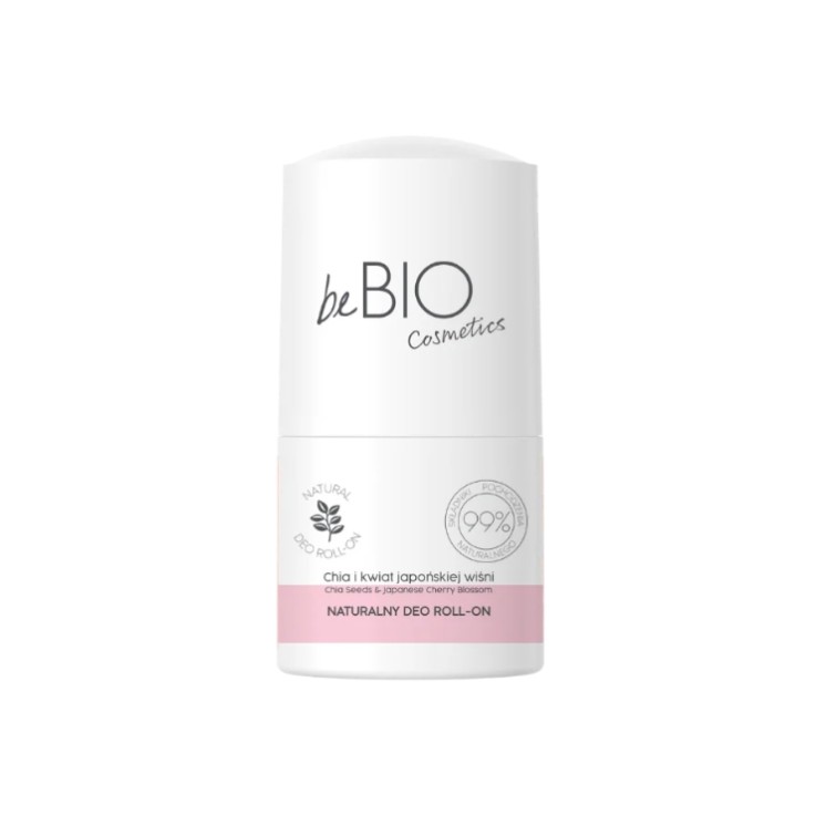 BeBio Cosmetics Natural roll-on Deodorant Chia and Japanese Cherry Blossom 50 ml