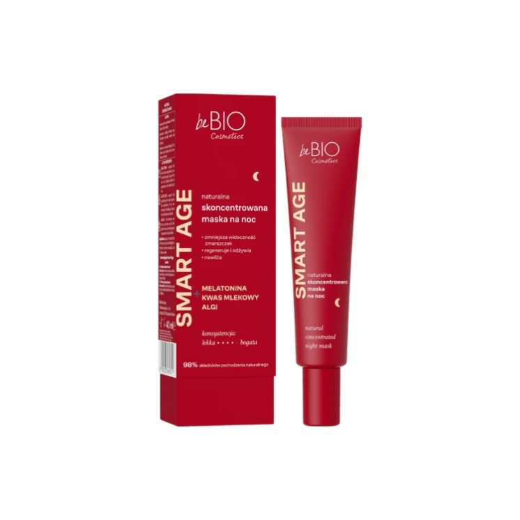 BeBio Cosmetics Smart Age Natural Geconcentreerd Nachtgezichtsmasker 40 ml