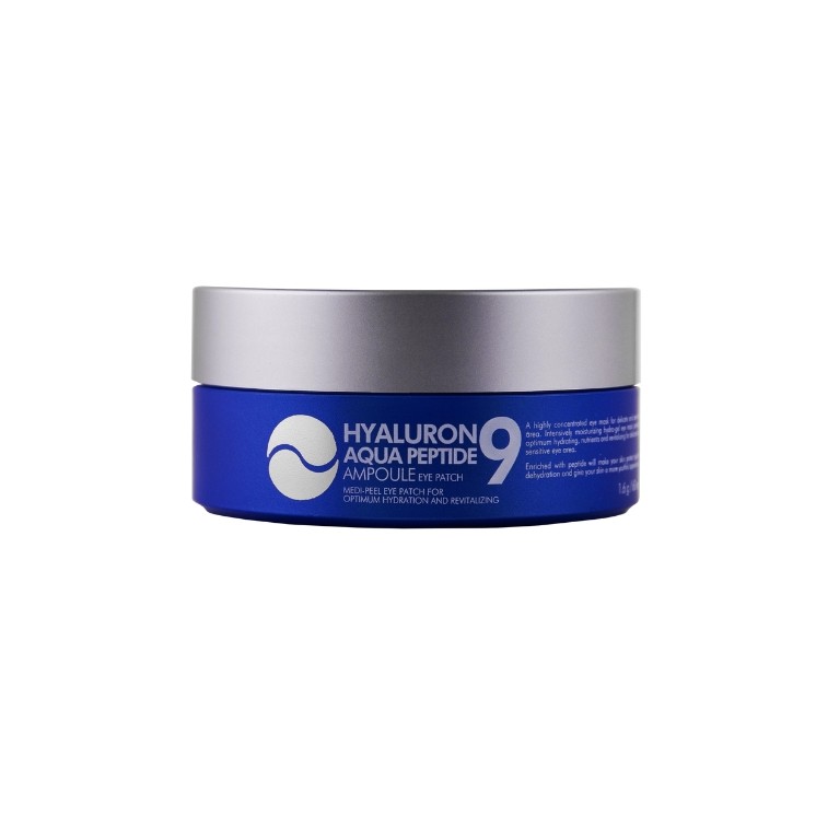 Medi-Peel Hyaluron Aqua Peptide Ampoule Eye Patch Feuchtigkeitsspendende Augenpads mit Peptiden 60 Stück
